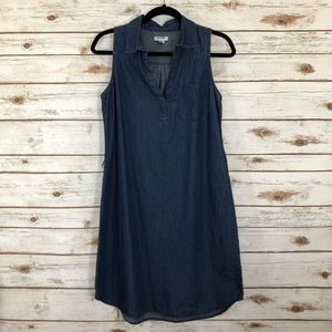 Old Navy Chambray Sleeveless Dress